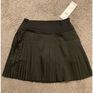 ALO Yoga Black Skater Skirt